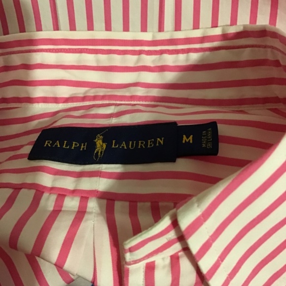 🔥#132, Polo Ralph Lauren, see pictures, new cond. pink striped, gorgeous 🔥🔥 - Picture 5 of 6